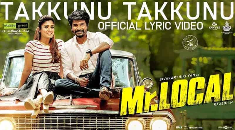 Takkunu Takkunu Song Lyrics From Mr.Local